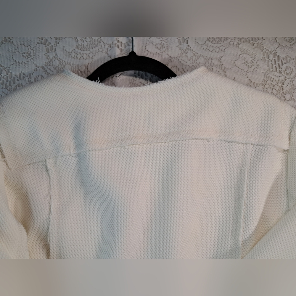 NWT H&M White JACKET Size 8 - Picture 13 of 16